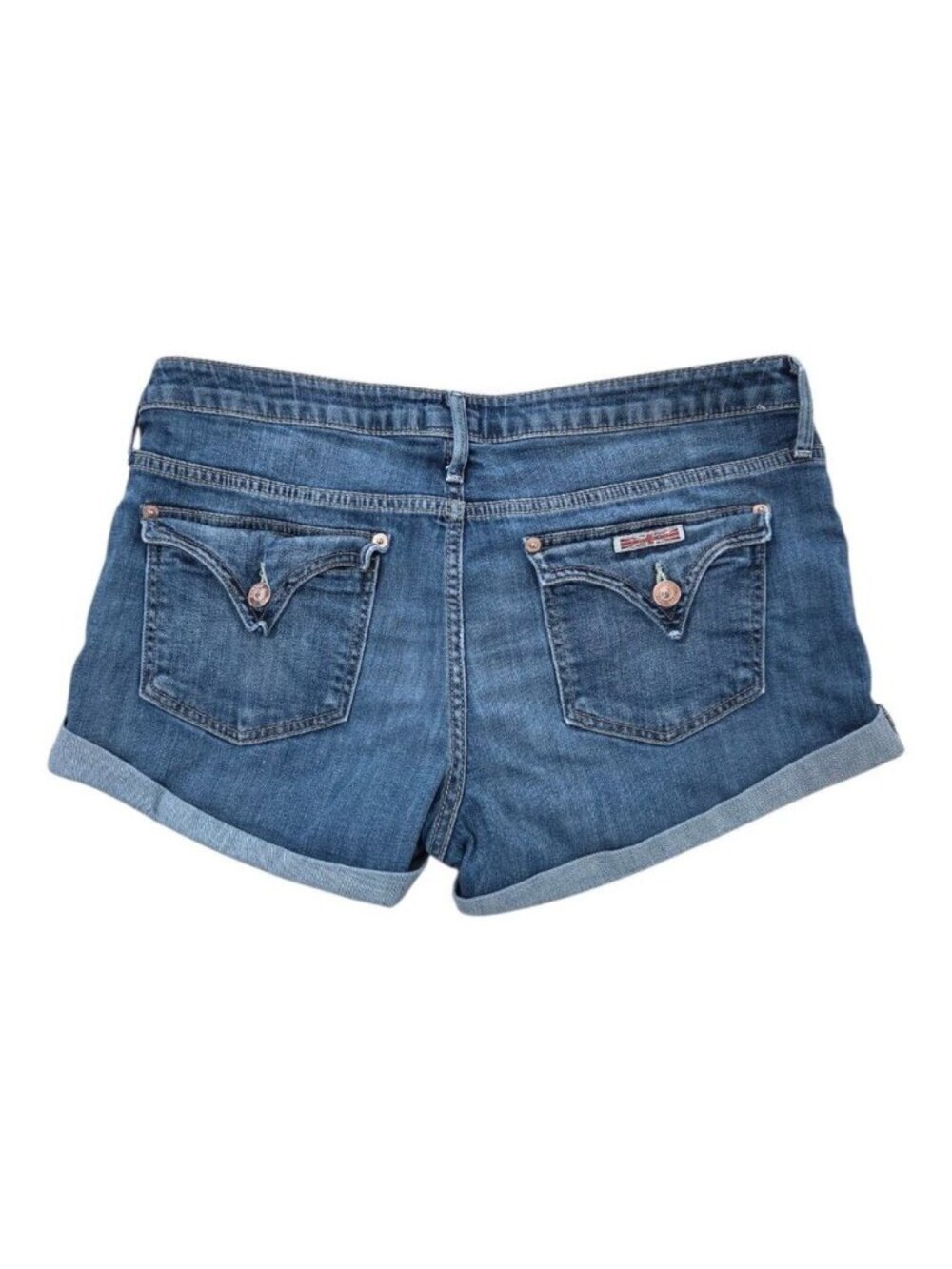 AUTHENITC Hudson - Hampton Cuffed Denim Shorts SZ 28 Luxurious Feel
